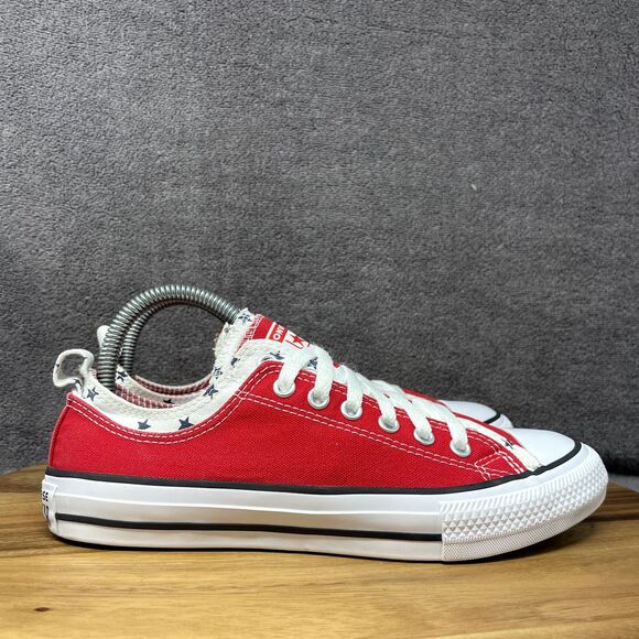 Converse Shoes - Converse All Stars Low Top Stars & Stripes Patriotic 4th Of July Red Women's 7